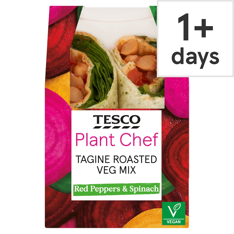 Tesco Plant Chef Tagine Roasted Veg Mix Wrap