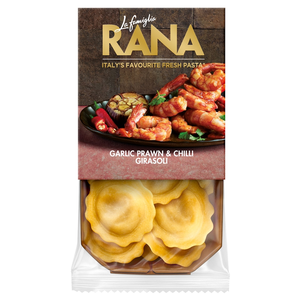 La Famiglia Rana Garlic Prawn & Chilli Girasoli 250g