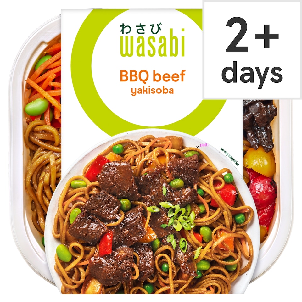 Wasabi BBQ Beef Yakisoba 400g