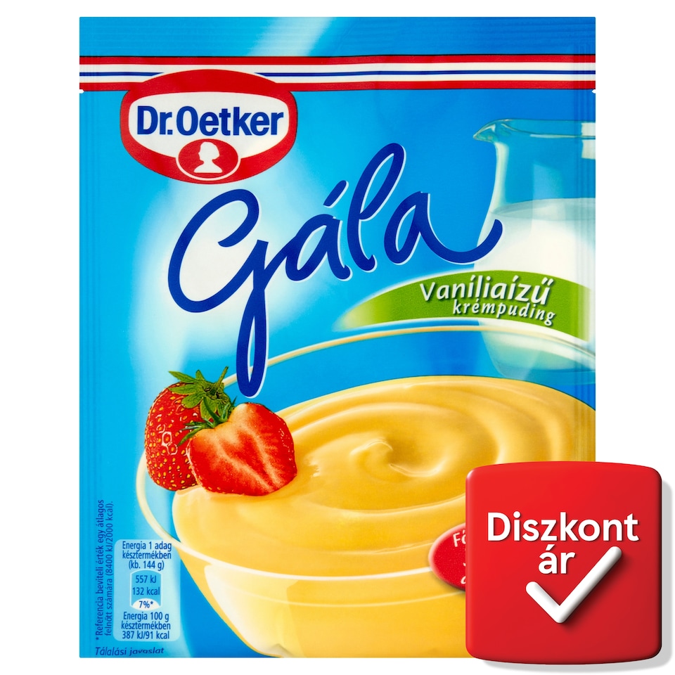 Dr. Oetker Gála vaníliaízű krémpudingpor 78 g