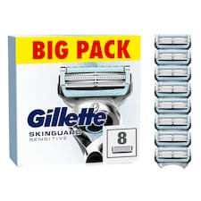 Gillette SkinGuard Sensitive Men's Razor Blades Refills 8 Pack
