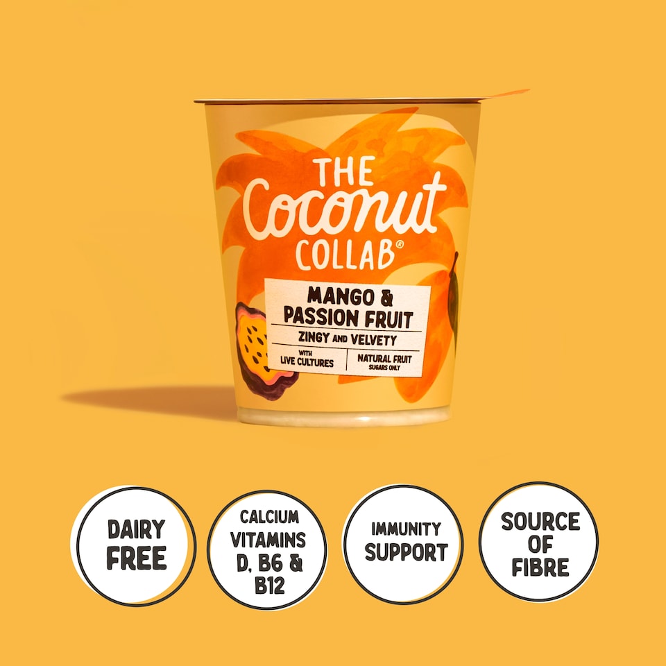 image 1 of The Coconut Collab Mango & Passionfruit Coconut Yoghurt 360g