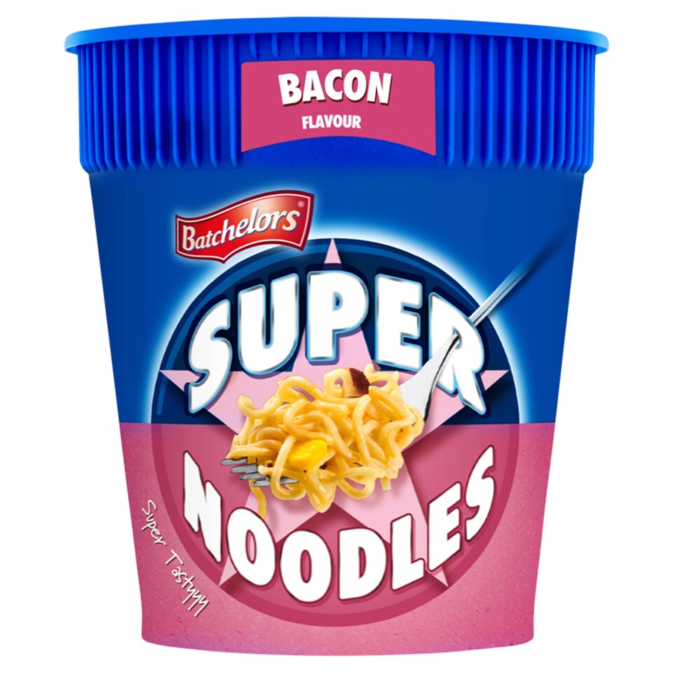 image 1 of Batchelors Super Noodle Pot Bacon 75G