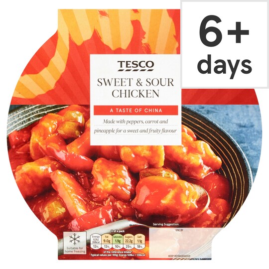 Tesco Sweet And Sour Chicken 460G Tesco Groceries