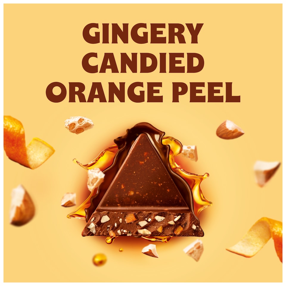 image 1 of Toblerone Orange Twist Milk Chocolate Bar 360g