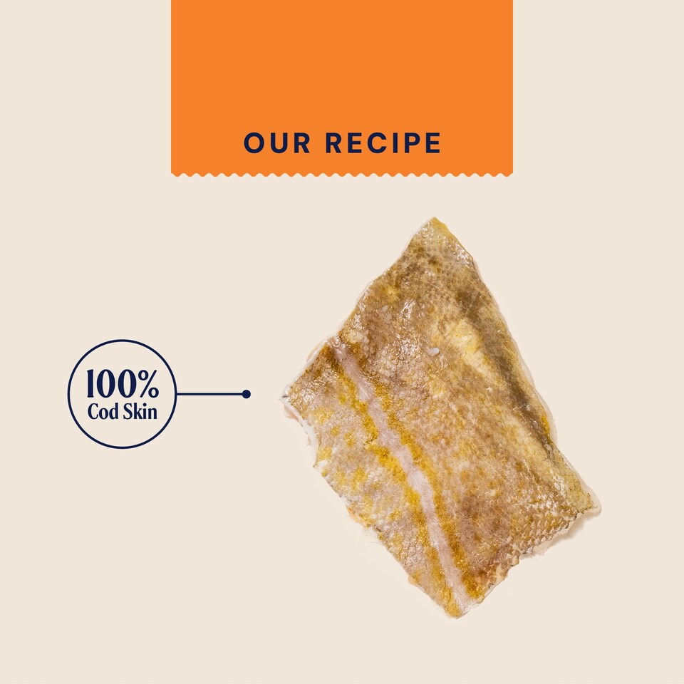 image 1 of Pooch & Mutt 100% Cod 2 Fish Hide Chews for Dogs 90g