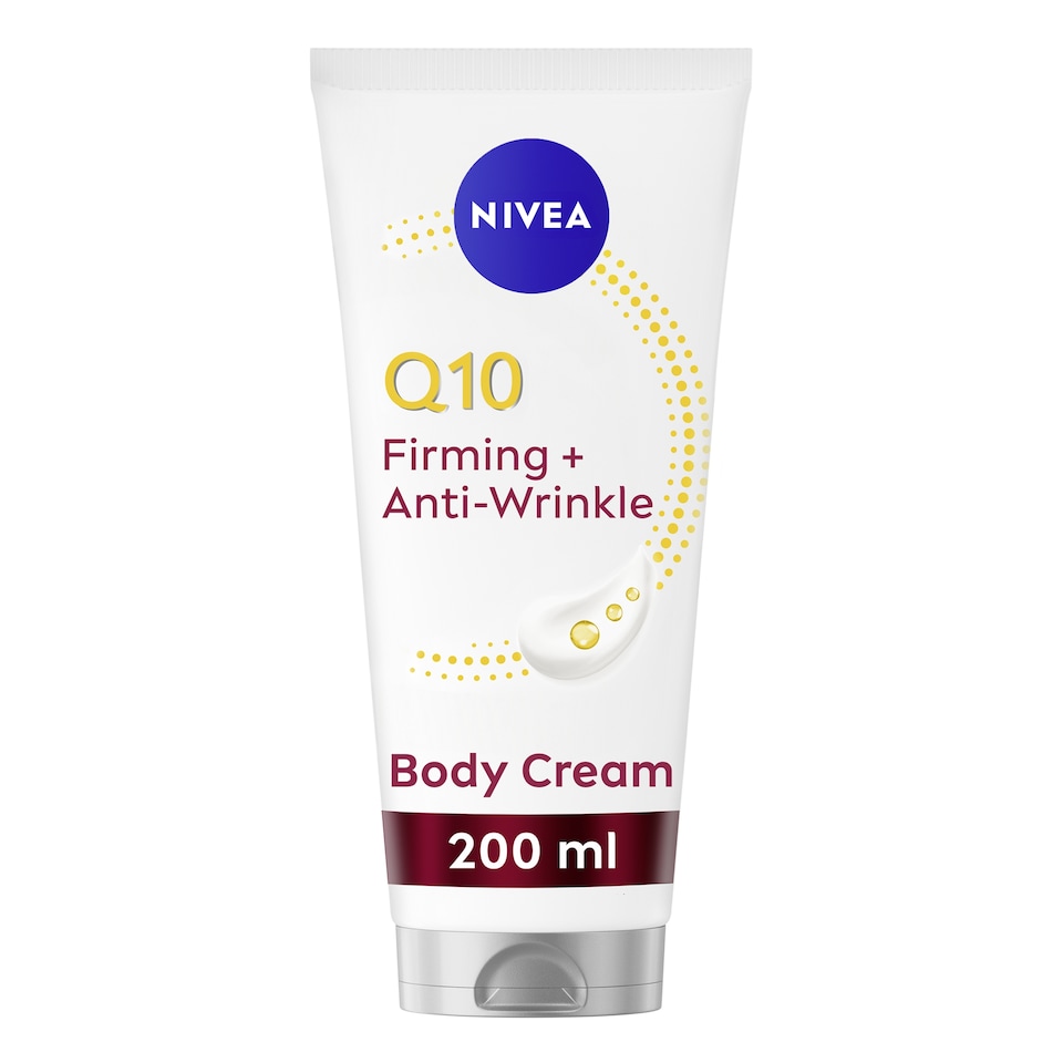 NIVEA Q10 Firming + Anti-Wrinke Body Neck & Chest Cream Moisturiser 200ml