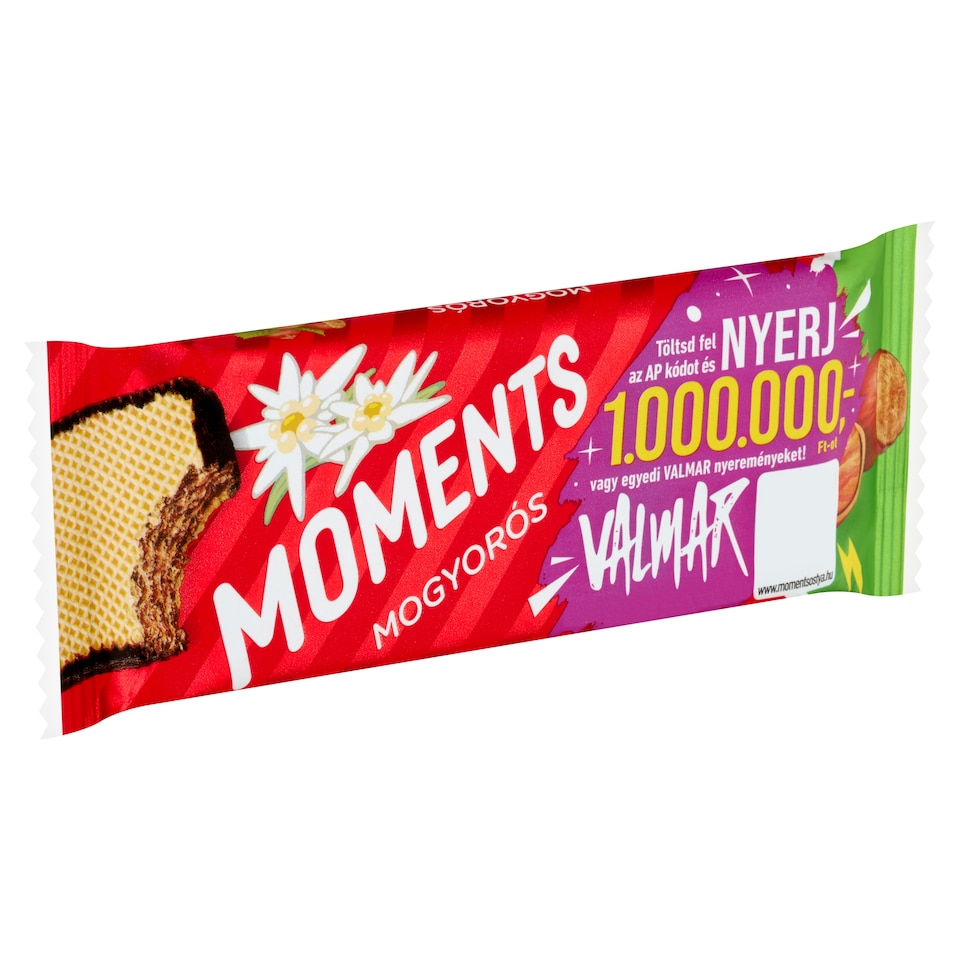 image 1 of Moments Cocoa Coated Crispy Wafers with Hazelnut Cream Filling 45 g