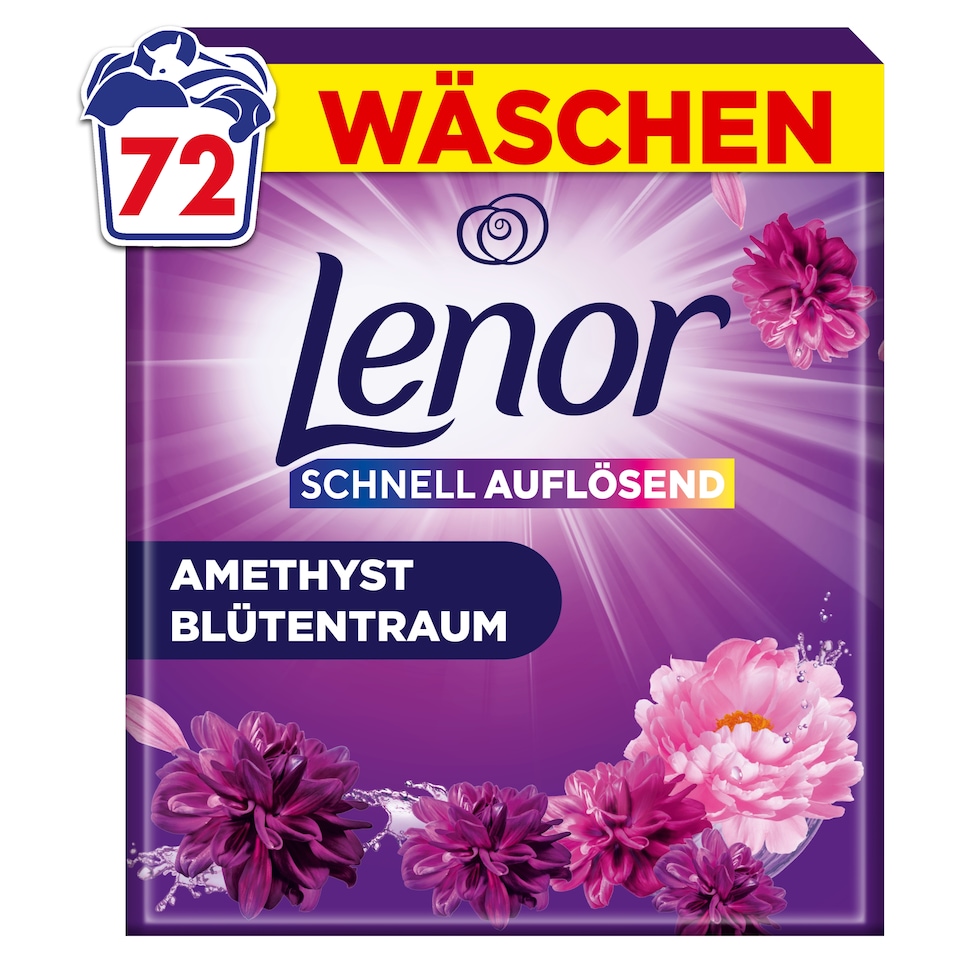 image 1 of LENOR Washing Powder 72 Washes, Flower Bloom