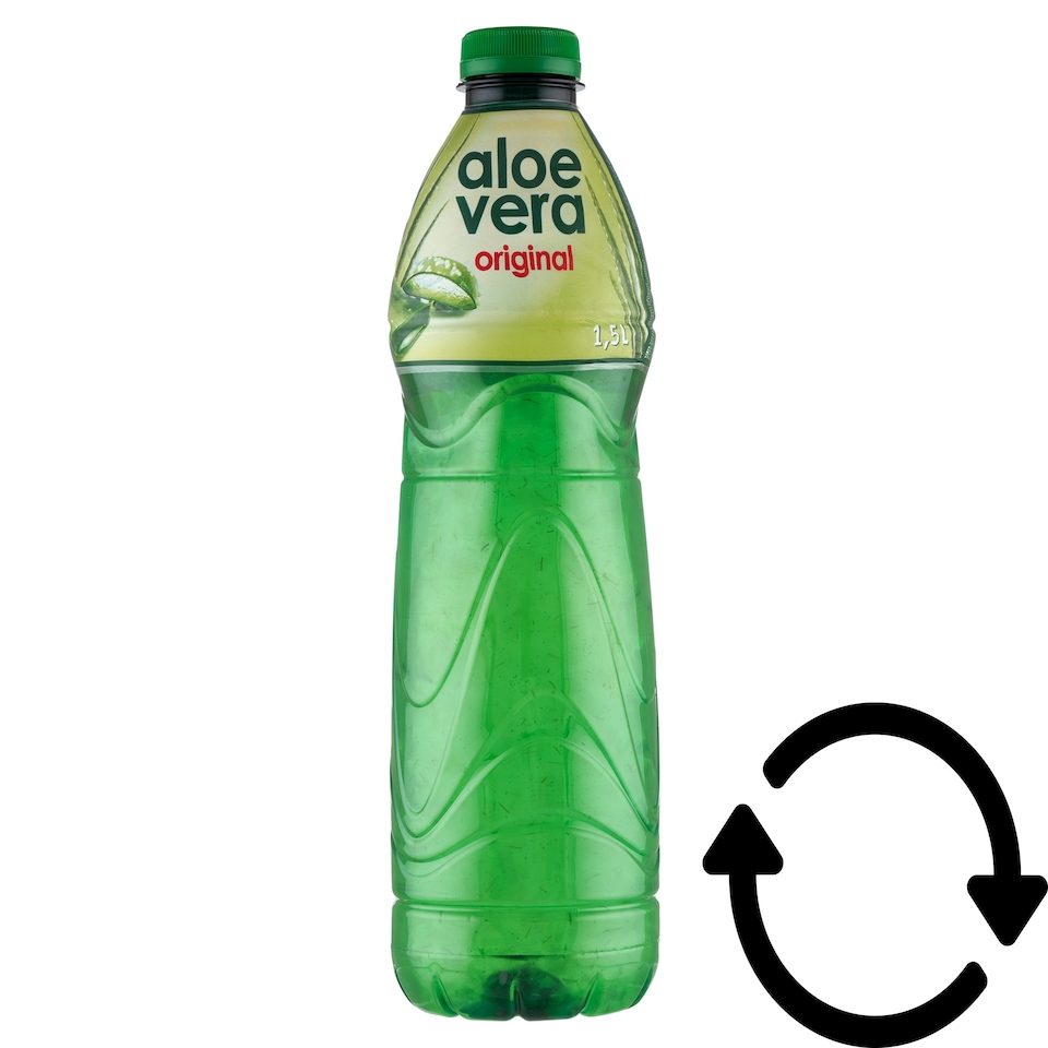 Aloe Vera Original szénsavmentes üdítőital Aloe Vera darabokkal és fehér szőlőlével 1,5 l
