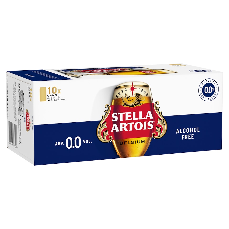 Stella Artois Belgium Alcohol Free 10x440ml