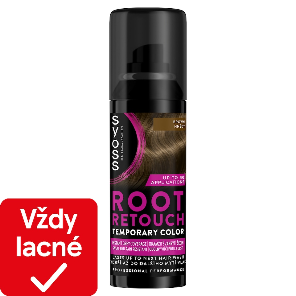 image 1 of Syoss Root Retouch Temporary Color Spray for Ingrown Hair Brown 120 ml
