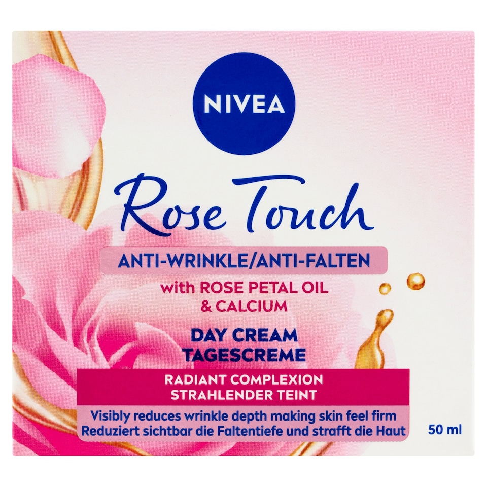 Obrázek 1 pro produkt Nivea Rose Touch Denní krém proti vráskám 50ml