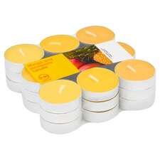 Tesco Scented Mango & Pineapple Tealights 27Pk