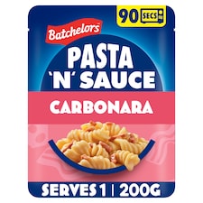 Batchelors Pasta 'n' Sauce Microwave Ready Meal Carbonara 200g