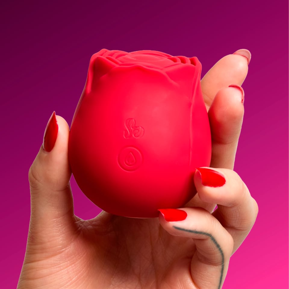 image 1 of So Divine Date Night Rose Clitoral Stimulator USB Rechargeable 10 Fuctions.