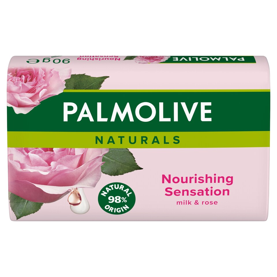 Obrázek 1 pro produkt Palmolive Naturals tuhé mýdlo mléko a růže 90g