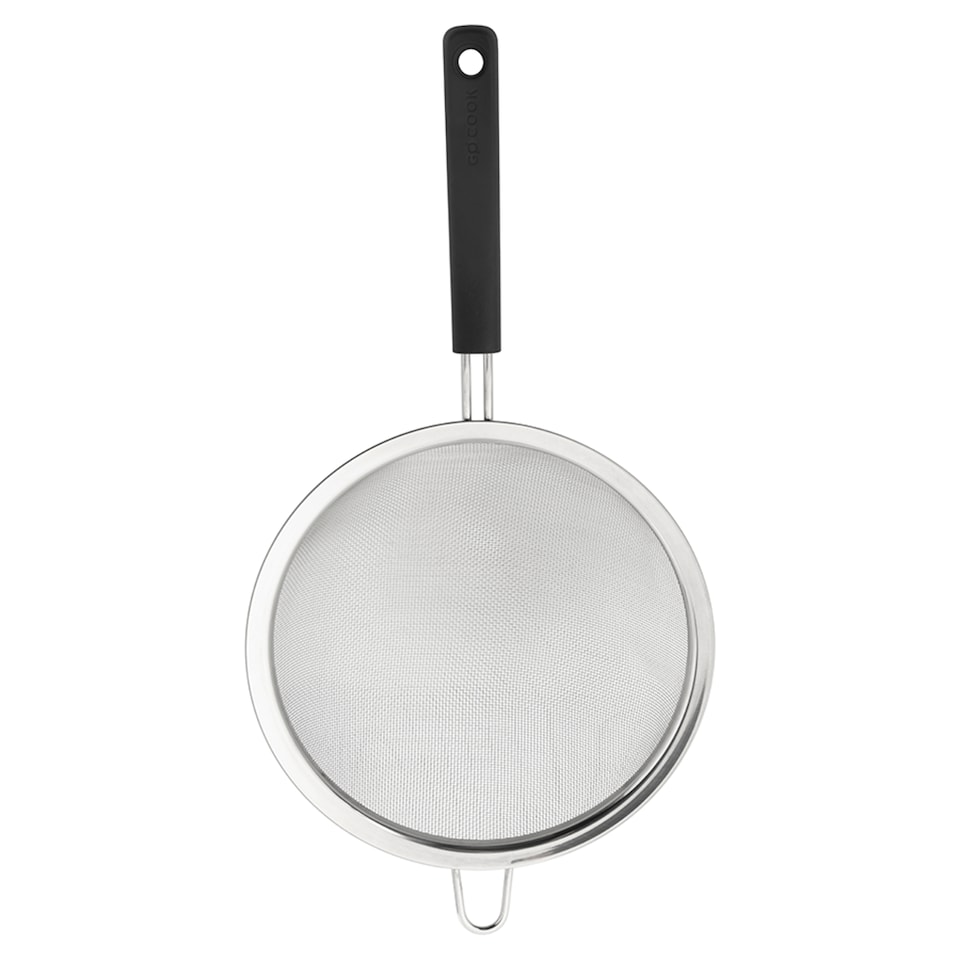 Go Cook Black Stainless Steel Sieve