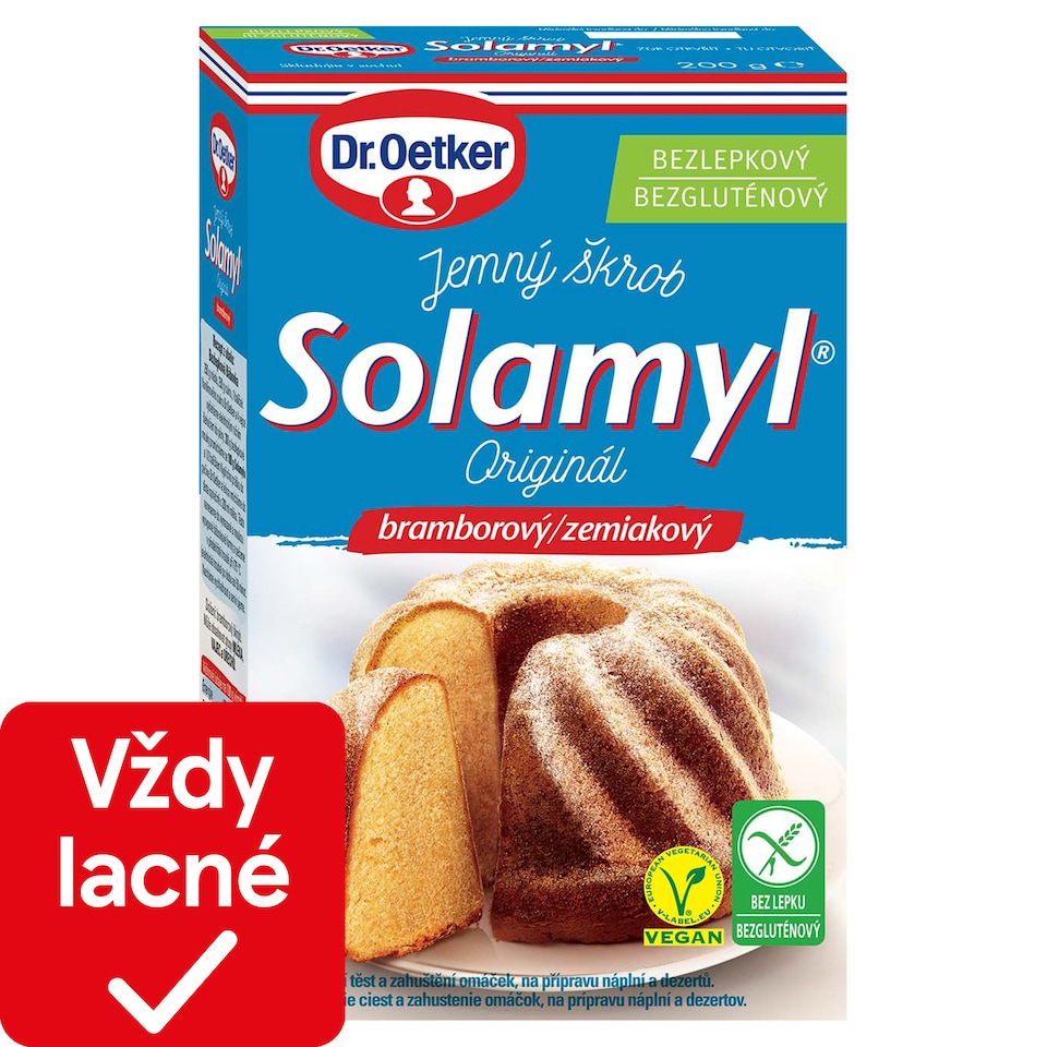 Dr. Oetker Solamyl jemný zemiakový škrob bezgluténový 200 g