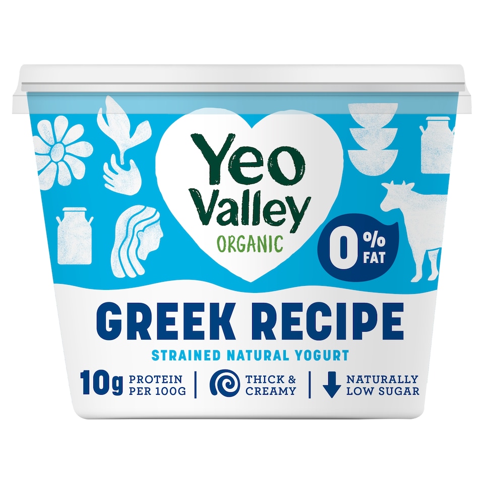 image 1 of Yeo Valley Organic 0% Greek Recipe Yogurt 450g