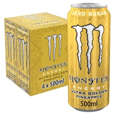 Monster Energy Drink Ultra Gold 4x500ml