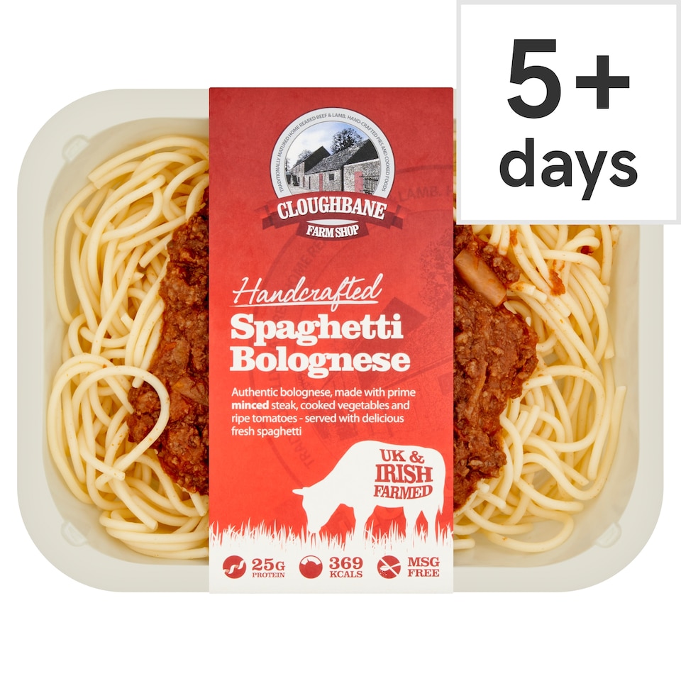 Cloughbane Spaghetti Bolognese 350g