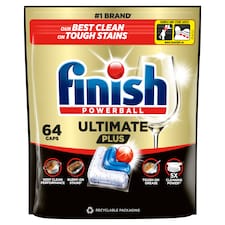 Finish Ultimate Plus kapsuly do umývačky riadu - Fresh 64 ks