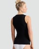 image 3 of F&F Soft Touch Ribbed Lace Trim Thermal Cami Top in Black