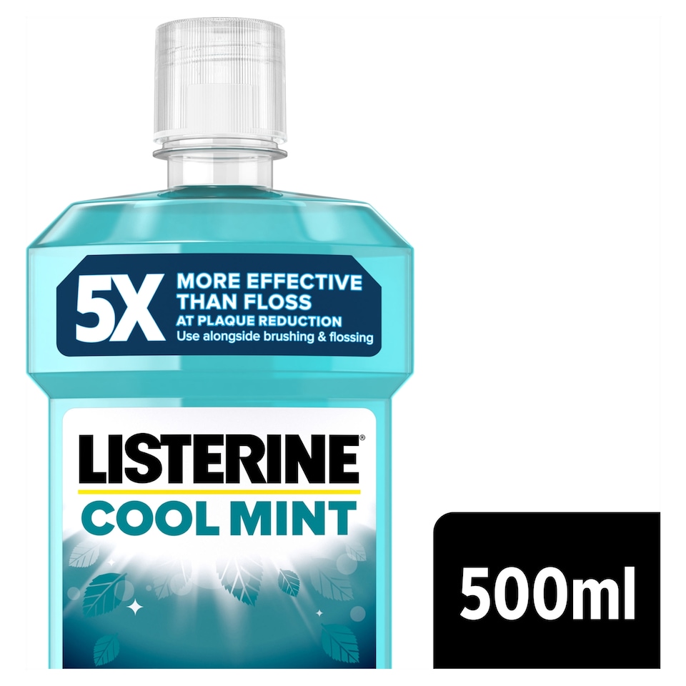 image 1 of Listerine Cool Mint Mouthwash 500ml