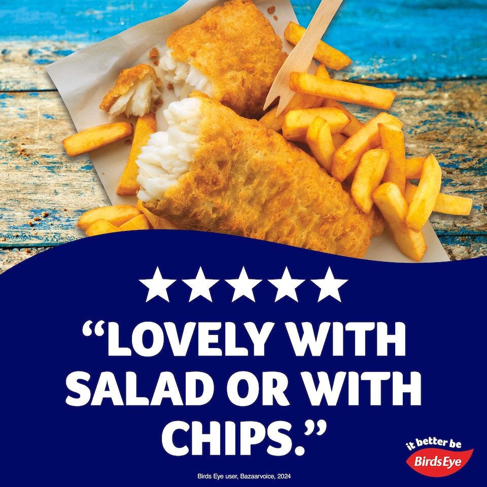 image 1 of Birds Eye 2 Extra Large Battered Fish Fillets 320G