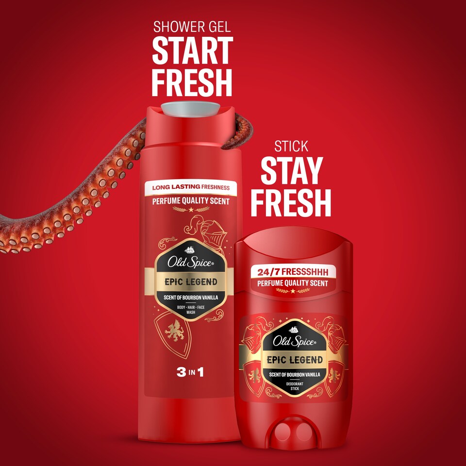 obrázok 1 z Old Spice Epic Legend Darčeková Súprava Pre Rockerov: Tuhý Dezodorant A Sprchový Gél