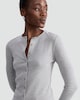 image 1 of F&F Cotton Rich long Sleeved Button Up Top in Grey