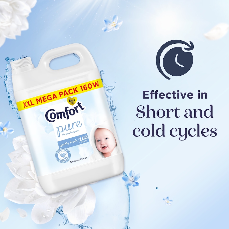 image 1 of Comfort Fabric Conditioner Pure for Sensitive Skin 160 Washes 4800ml