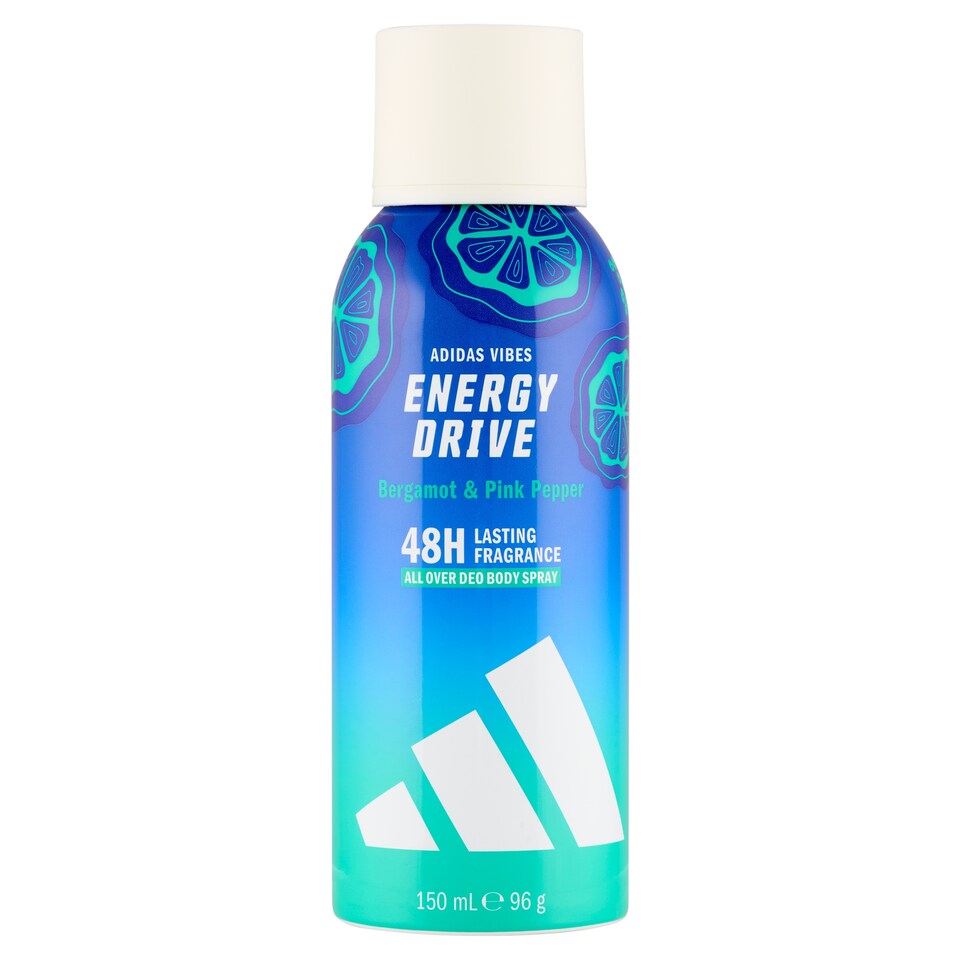 Adidas Energy Drive Bergamot & Pink Pepper dezodor az egész testre 150 ml