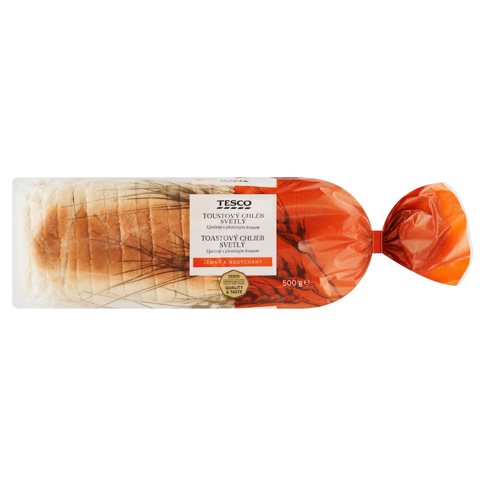 Tesco Light Toast Bread 500g