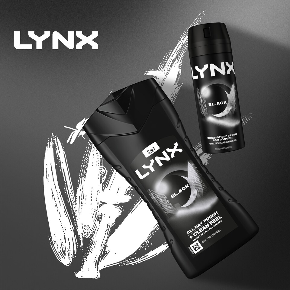 image 1 of Lynx Black Bodywash 225Ml
