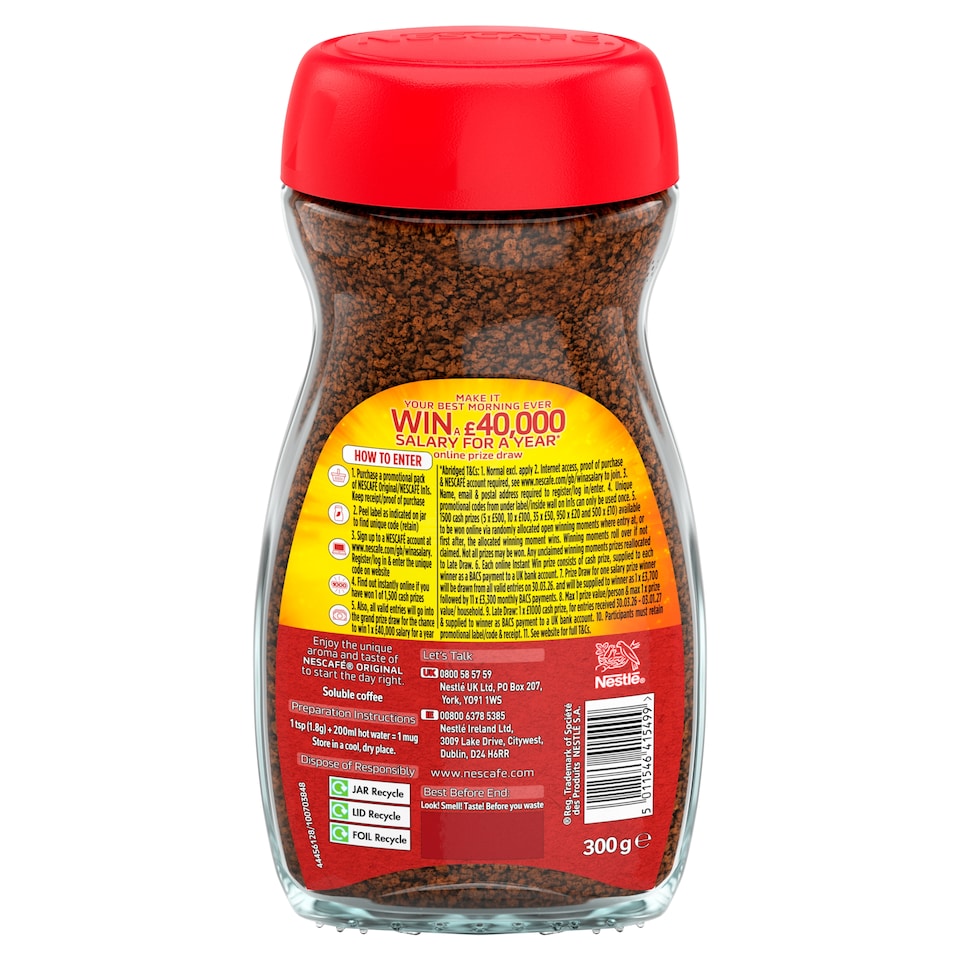 image 1 of Nescafe Original Instant Coffee 300g