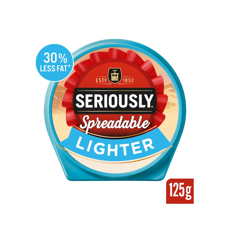 Seriously Spreadable Lighter Cheese Spread 125g