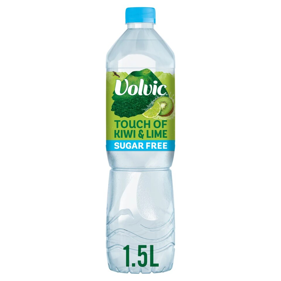Volvic Sugar Free Still Flavoured Water - Touch of Kiwi & Lime 1.5L