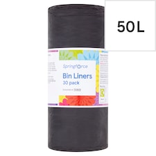 Springforce Bin Liners 30 Pack