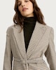image 1 of F&F Houndstooth Print Belted Co-ord Blazer in Neutral