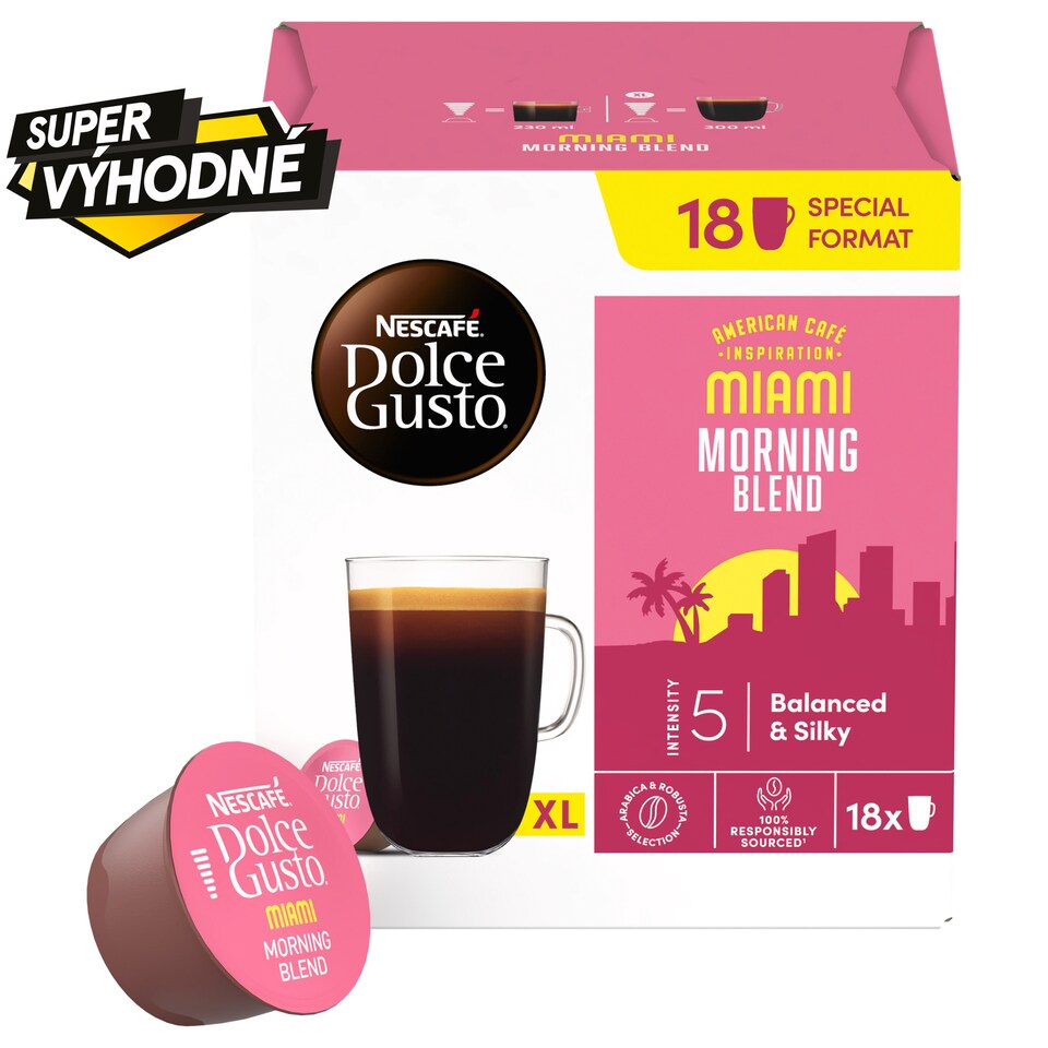 Obrázek 1 pro produkt NESCAFÉ Dolce Gusto Grande Miami - kávové kapsle - 18 ks