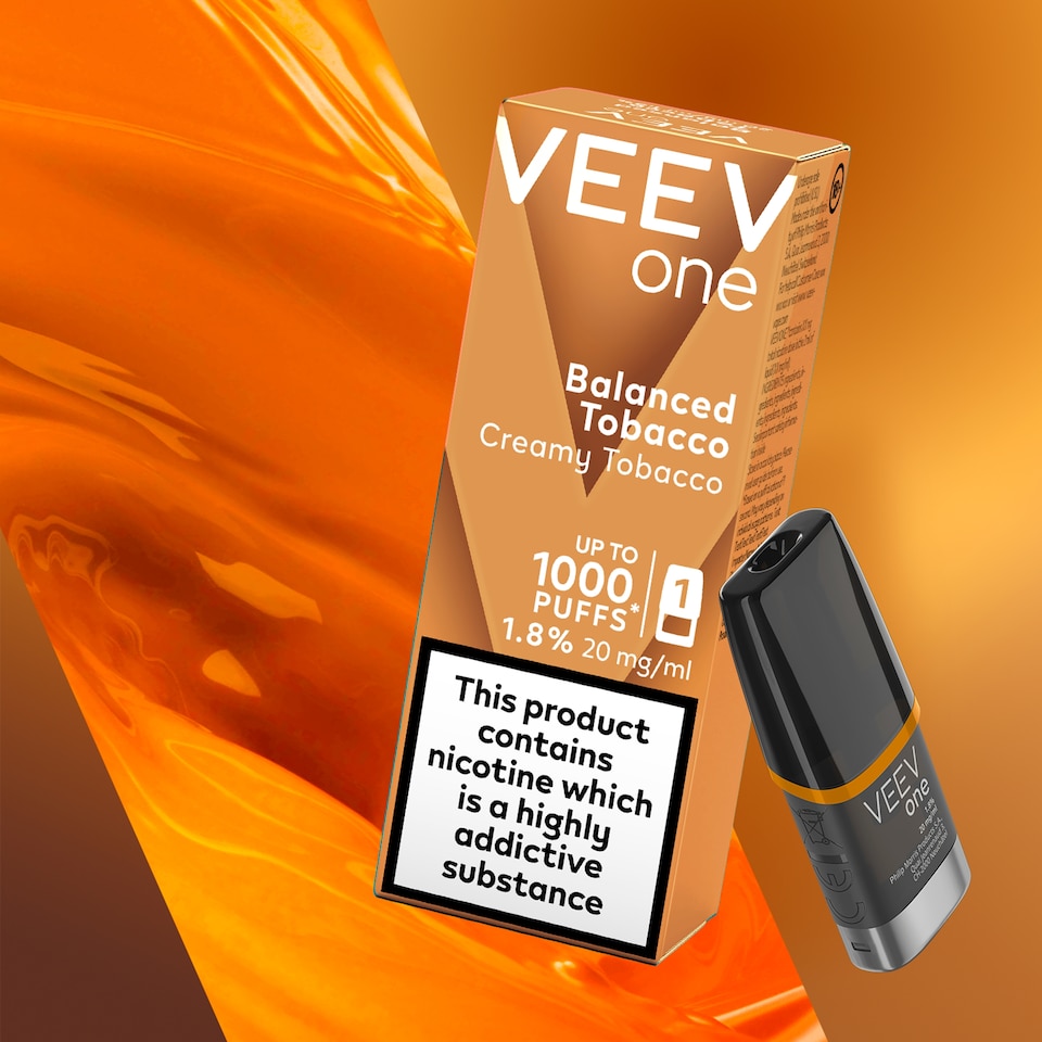 image 1 of VEEV Balanced Creamy Tobacco Pod 18mg/ml