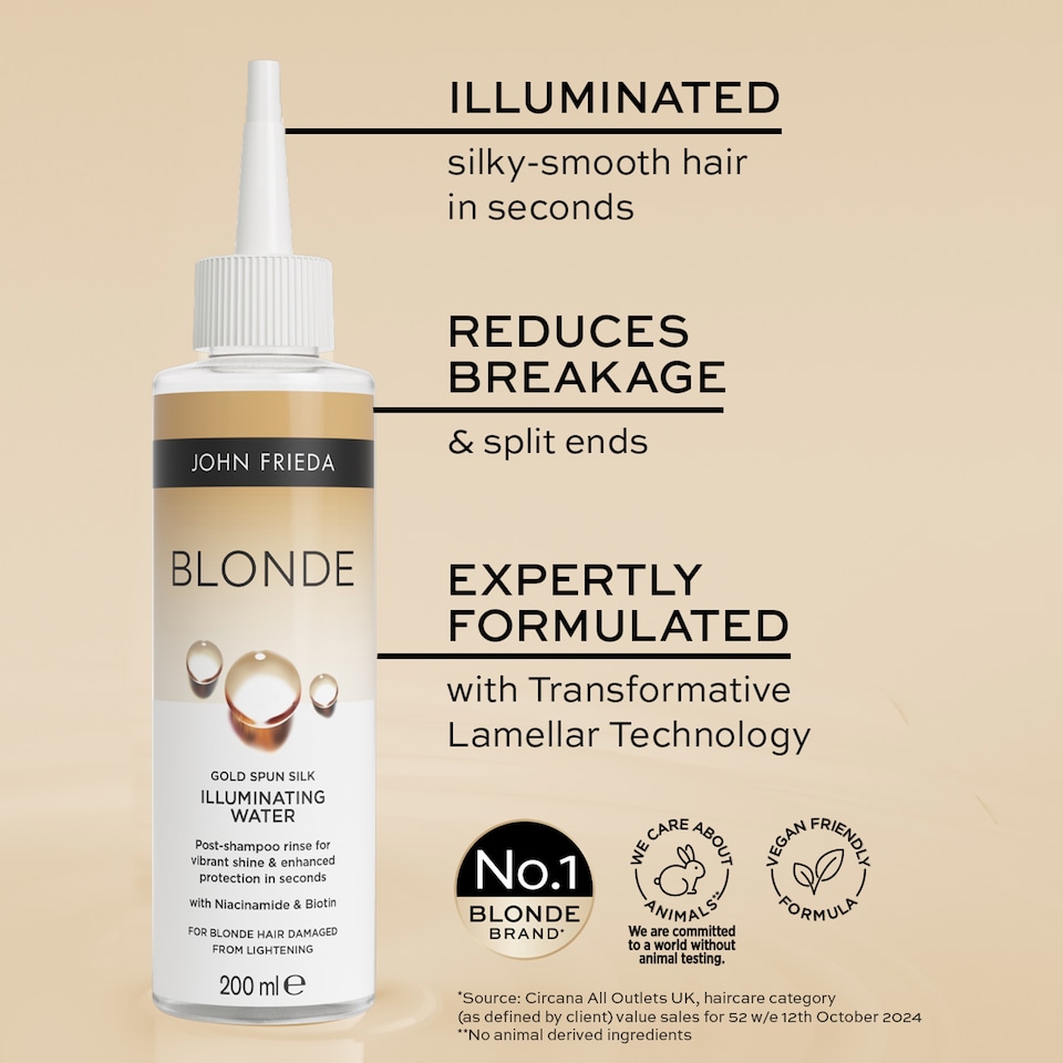 image 1 of John Frieda Blonde Illuminating Water 200 ml