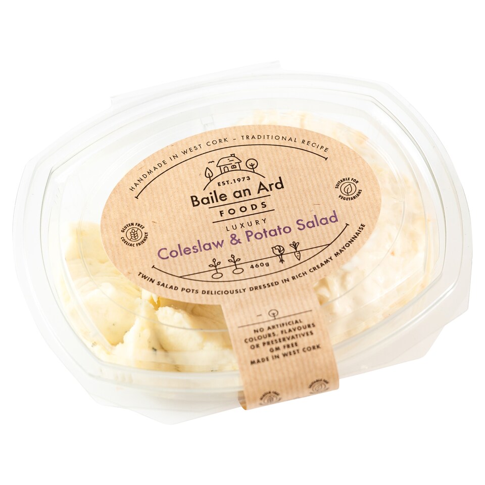 Baile an Ard Foods Luxury Coleslaw & Potato Salad 460g