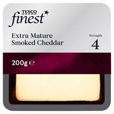 Tesco Finest Extra Mature Smoked Cheese 200G