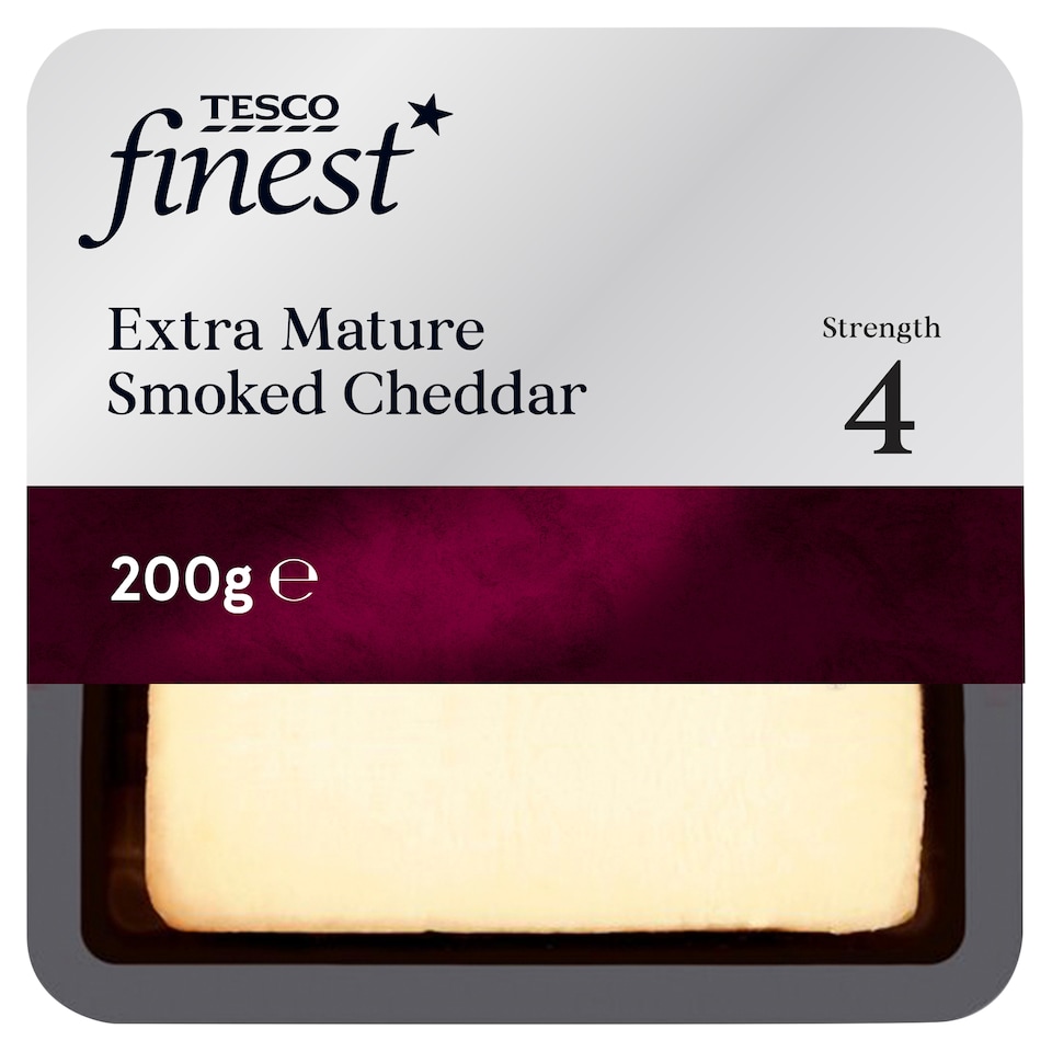 Tesco Finest Extra Mature Smoked Cheese 200G