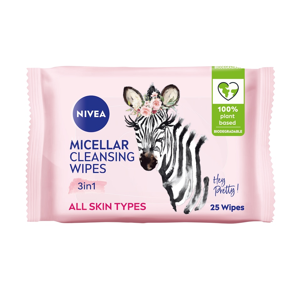 image 1 of NIVEA MicellAir Cleansing Face Wipes 25 Pack