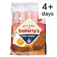 Doherty's Pork Sausages 10 Pack 380g