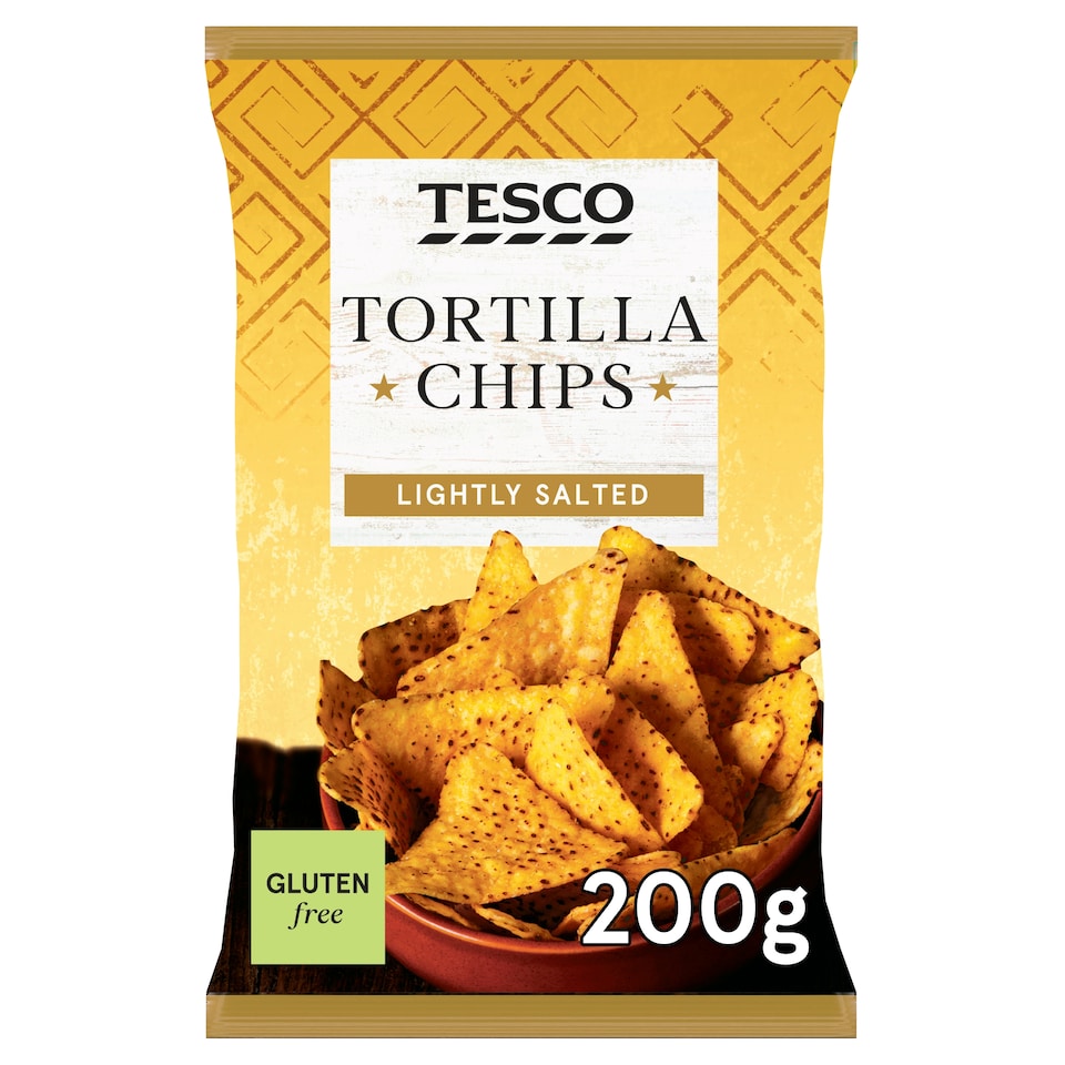 Tesco Lightly Salted Tortilla Chips 200g